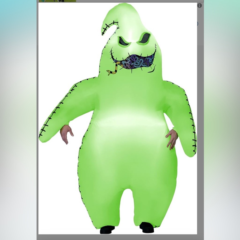 Disney Light Up Oogie Boogie Inflatable Costume